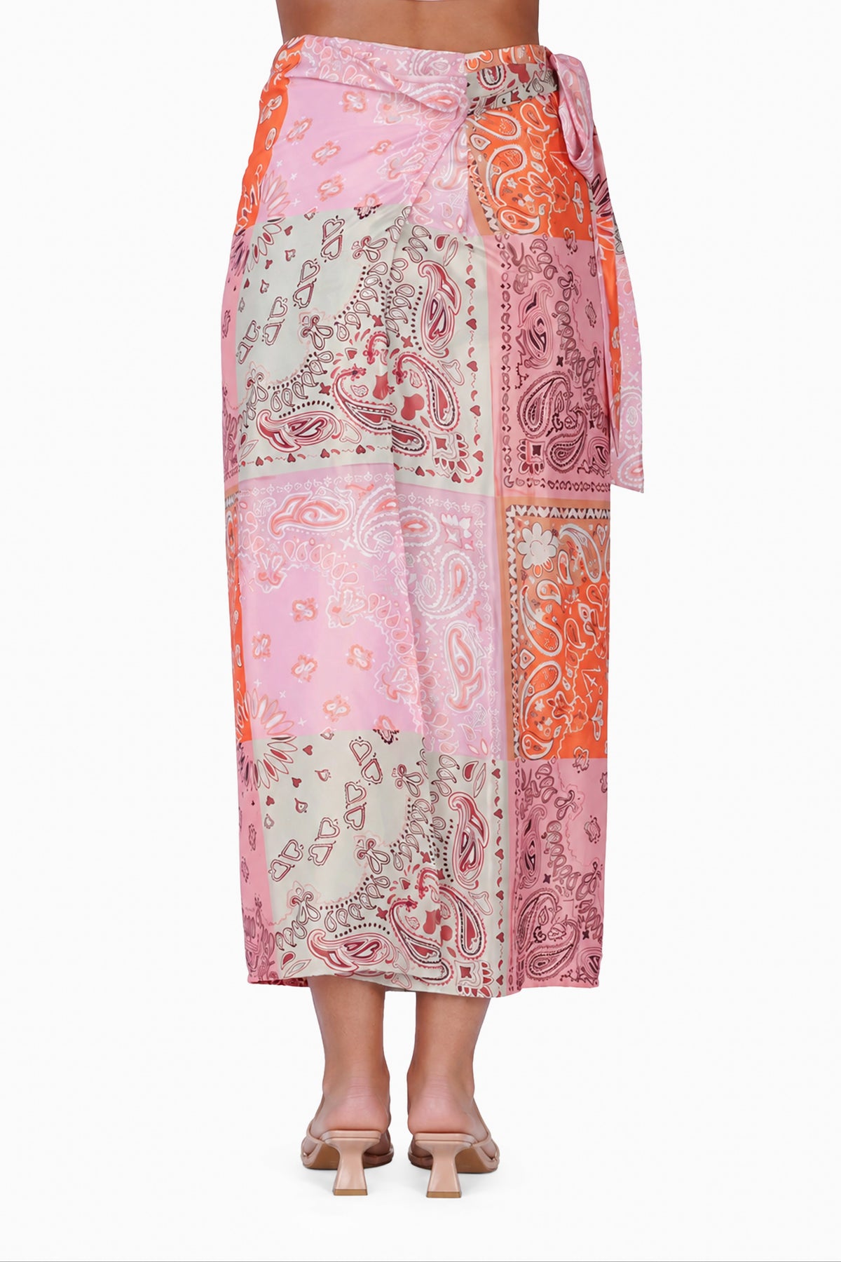 Prism Paisley Bandana Print Wrap Skirt | View 4