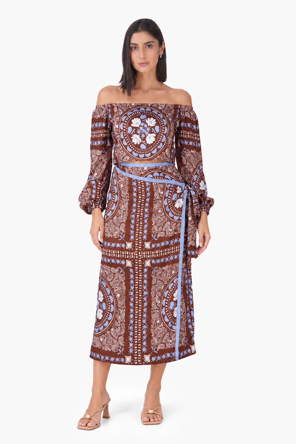 Sundown Bandana Wrap Skirt
