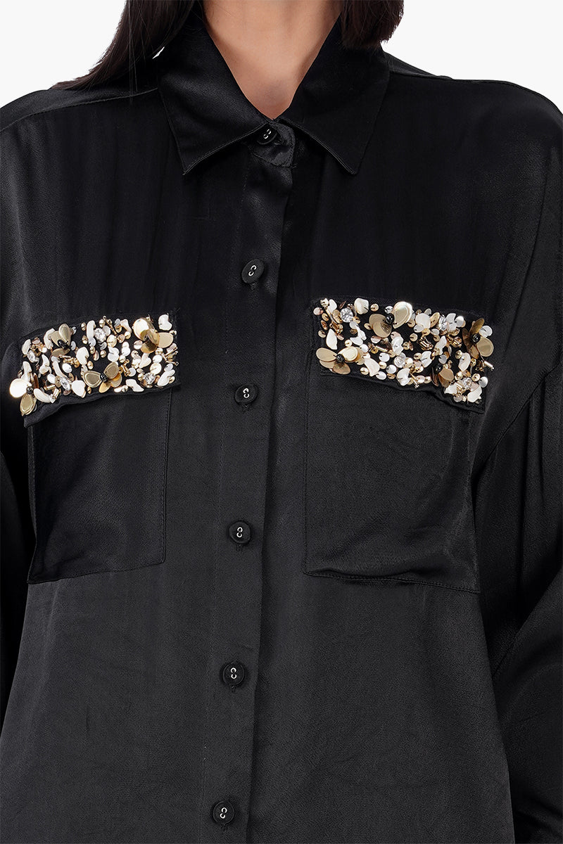 Black Noir Jewel Shirt