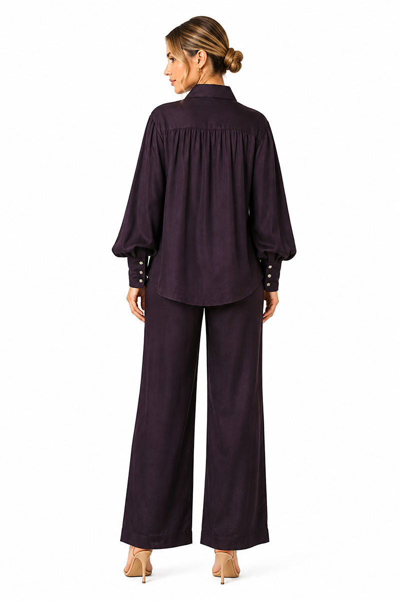 Nautical Treasure Flared Pants | View 4