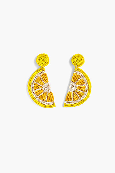Orecchini A Limone Miniblings In Argilla Polimerica – Fatti A Mano A Berlino, Pendenti 10 Mm, Gancio In Argento, Ipoallergenici - copertina