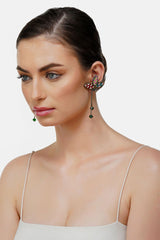 Petal Drop Beaded Earrings