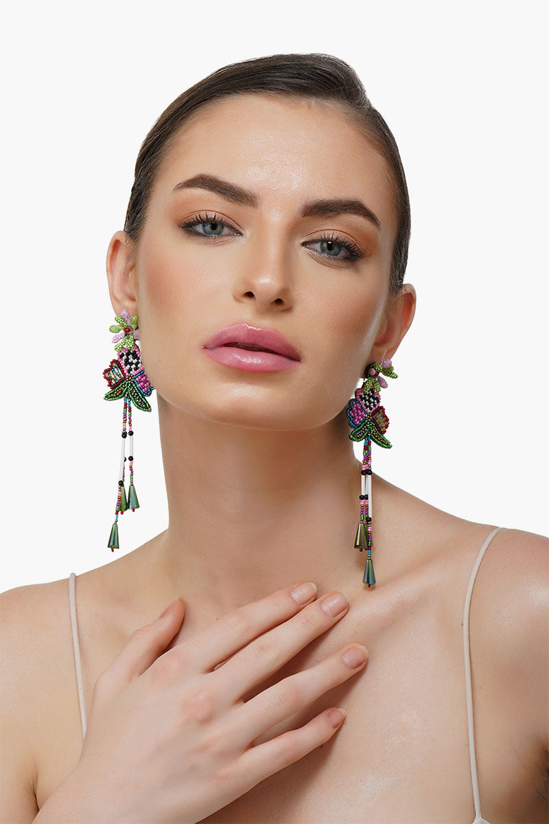 Flower Disco Earrings