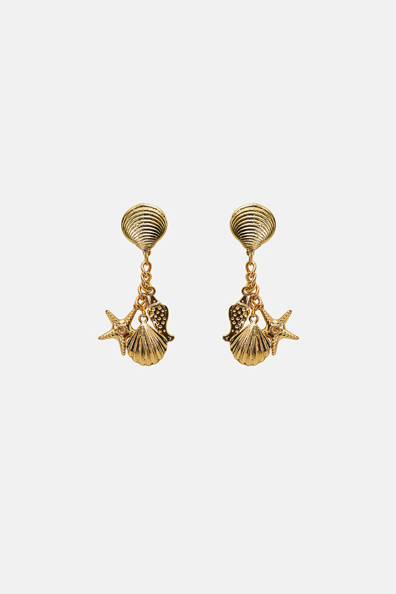 Ocean Breeze Baubles Hand-Beaded Statement Earrings | view 2