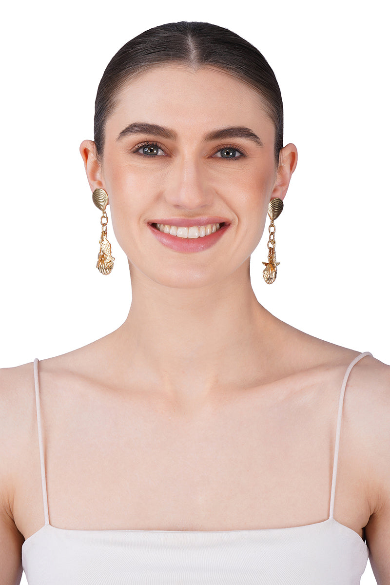 Ocean Breeze Baubles Hand-Beaded Statement Earrings | View 3