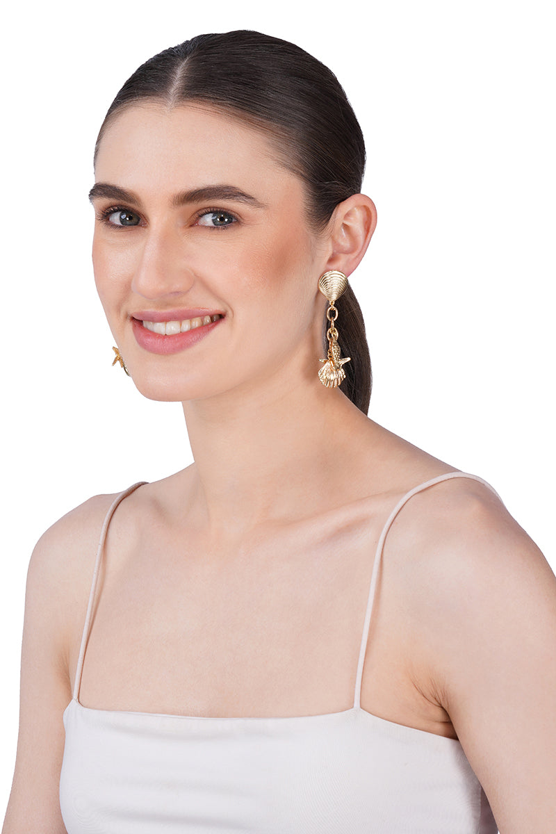 Ocean Breeze Baubles Hand-Beaded Statement Earrings | View 5