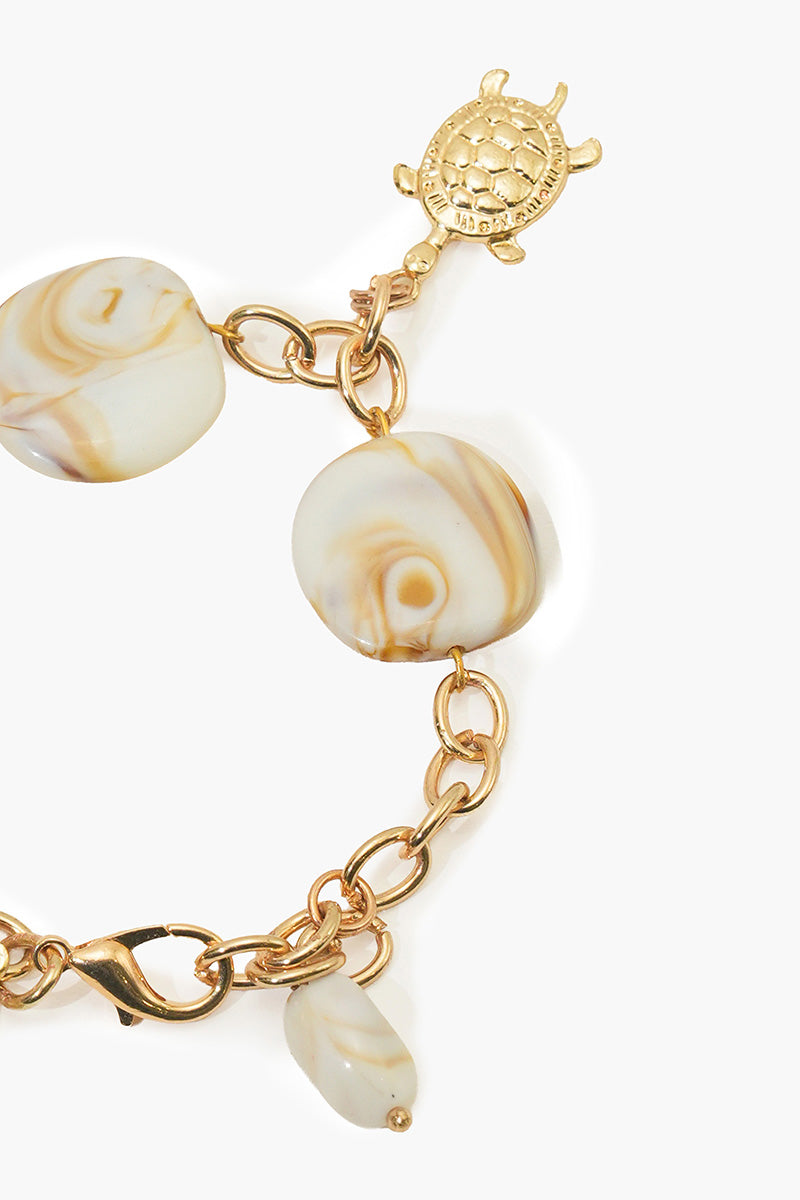 Sea Breeze Charms Artisanal Beaded Bracelet