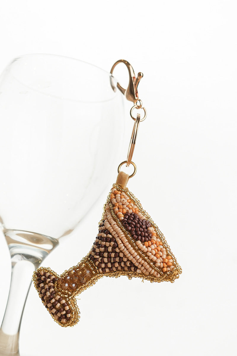 Classic Shaken Martini Cocktail Bag Charm | view 2