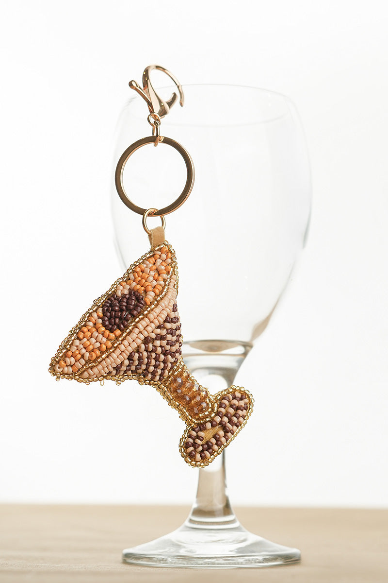 Classic Shaken Martini Cocktail Bag Charm | View 3