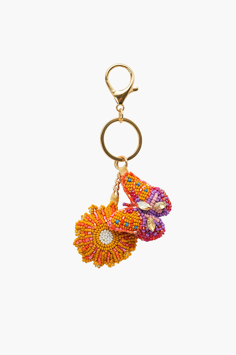 Butterfly Wings Of Sunshine Hand-Beaded Charm