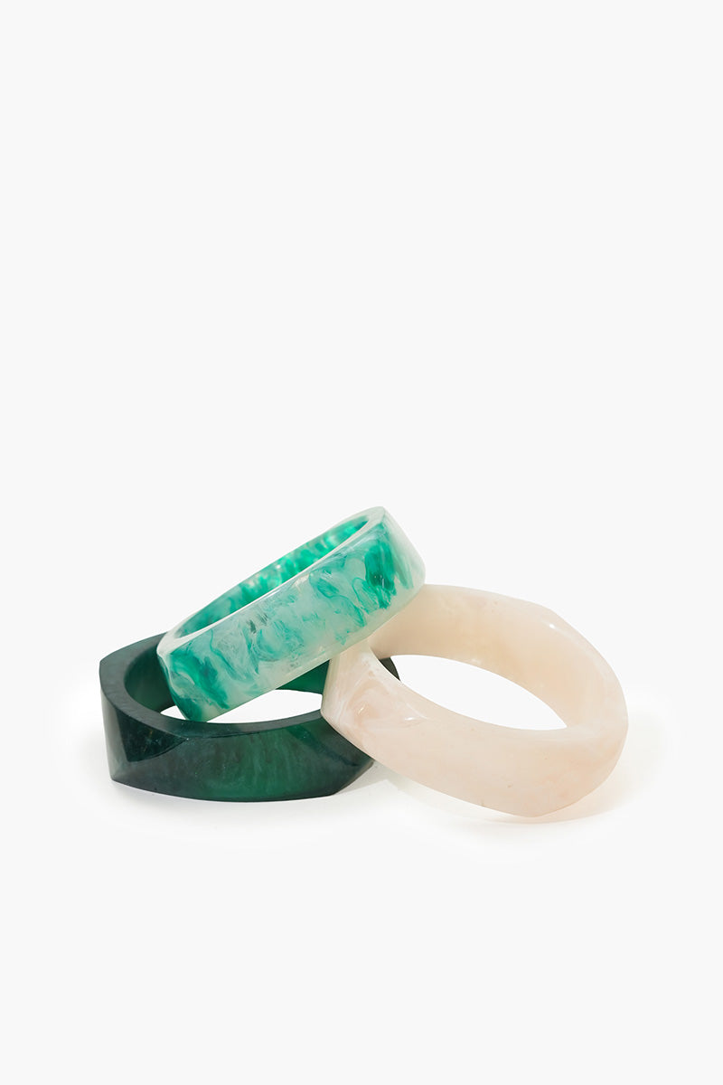 Resin Chic Trio Artisanal Resin Bangle | view 1