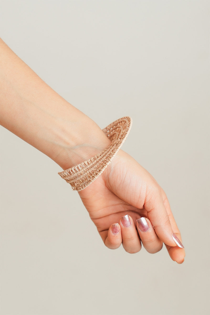 Eco Raffia Artisanal Raffia Bangle