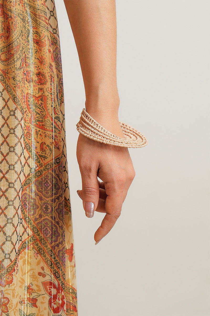 Eco Raffia Artisanal Raffia Bangle