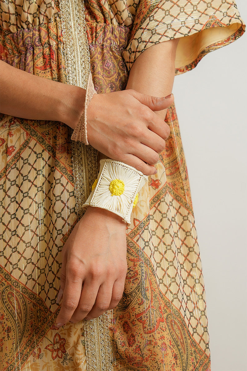 Nature’s Raffia Artisanal Raffia Bangle | view 2
