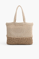 Cotton Jute Cord Macreme Tote