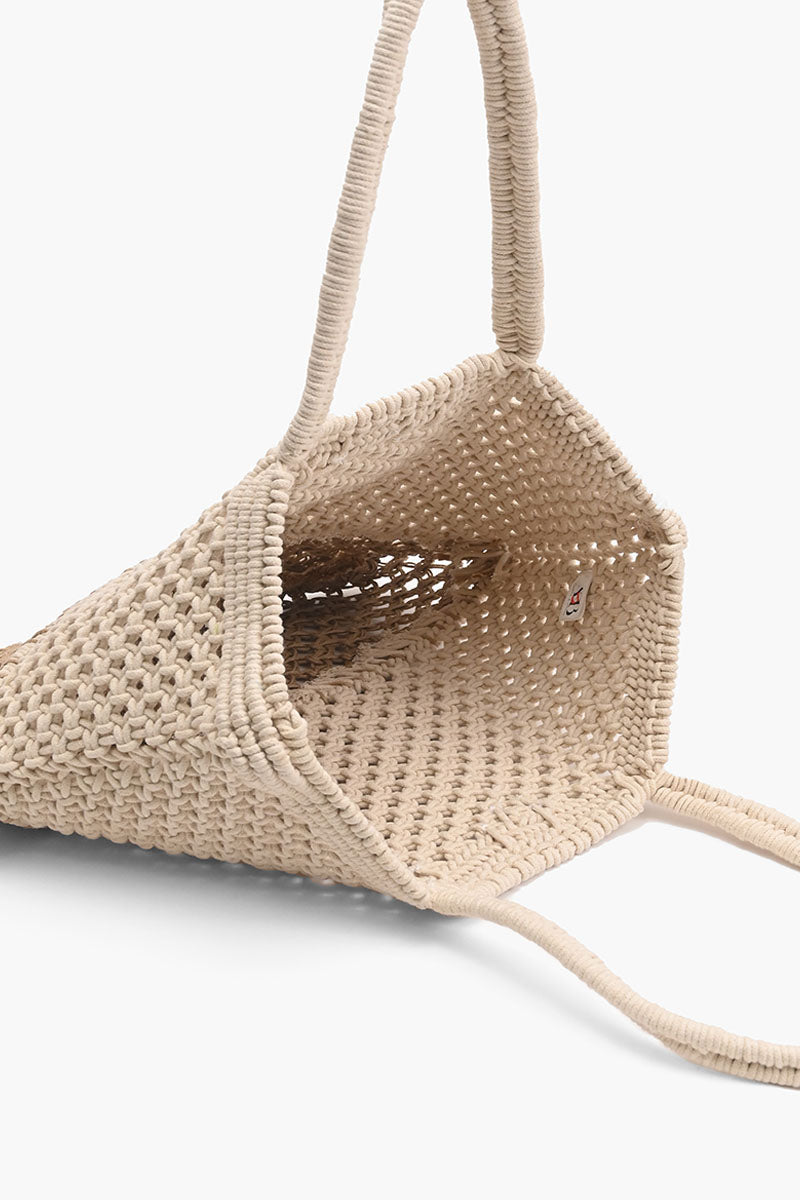 Cotton Jute Cord Macreme Tote