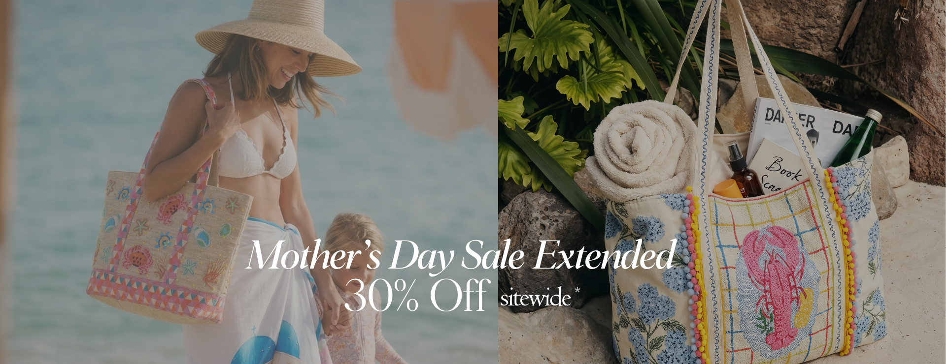 Mother's day sale extended 30% off sitewide