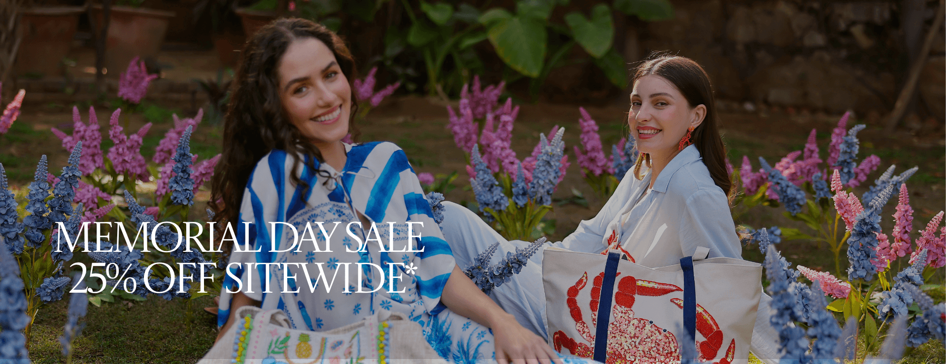 Memorial day sale 25% off sitewide.