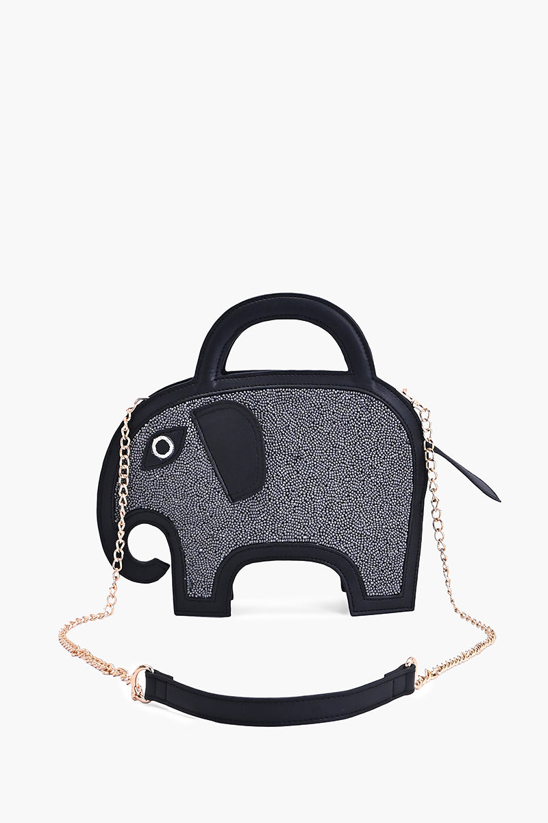 Gentle Giant Elephant Beaded Bag | View 3