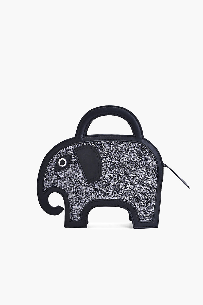 Gentle Giant Elephant Beaded Bag | View 1