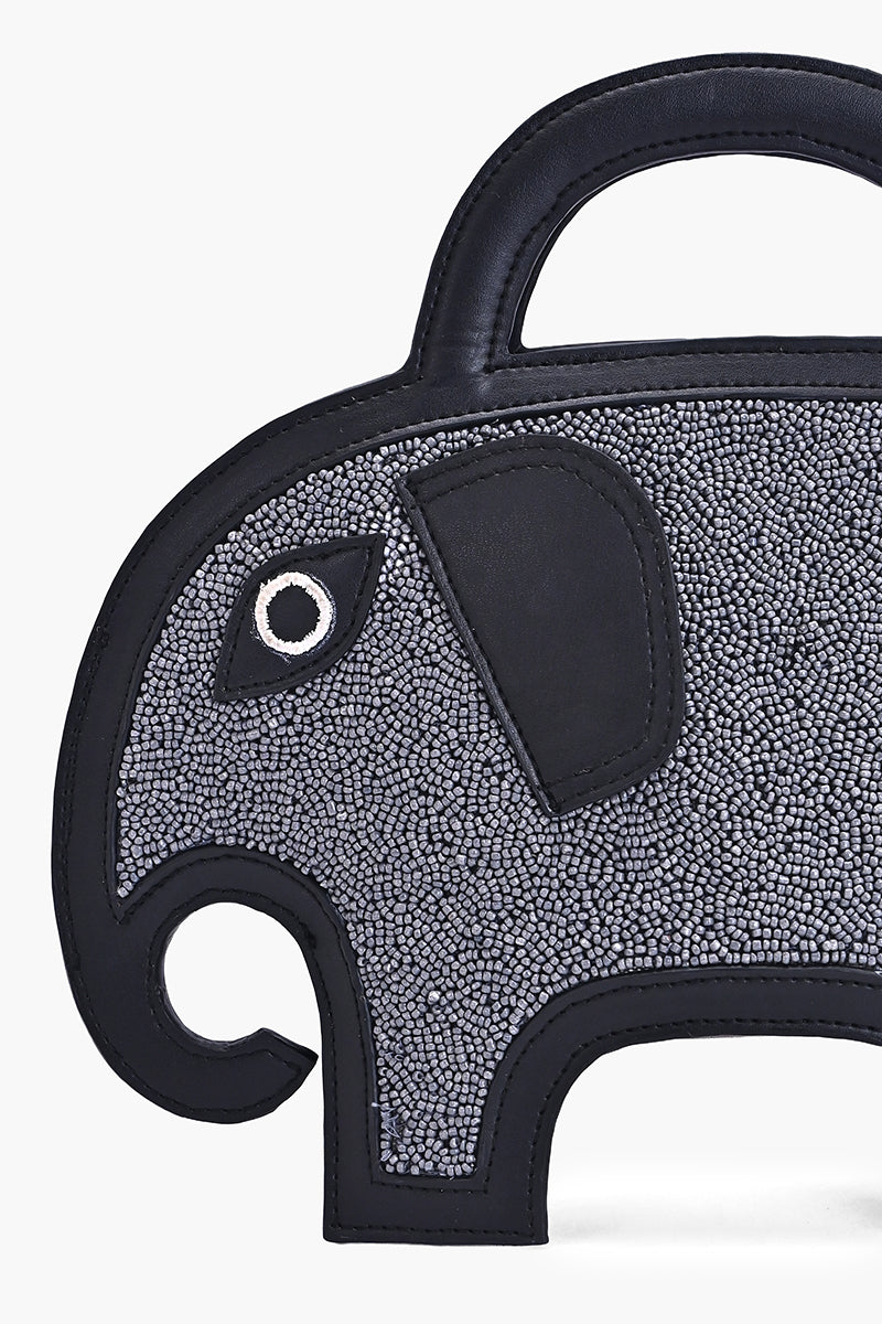 Gentle Giant Elephant Beaded Bag | View 4
