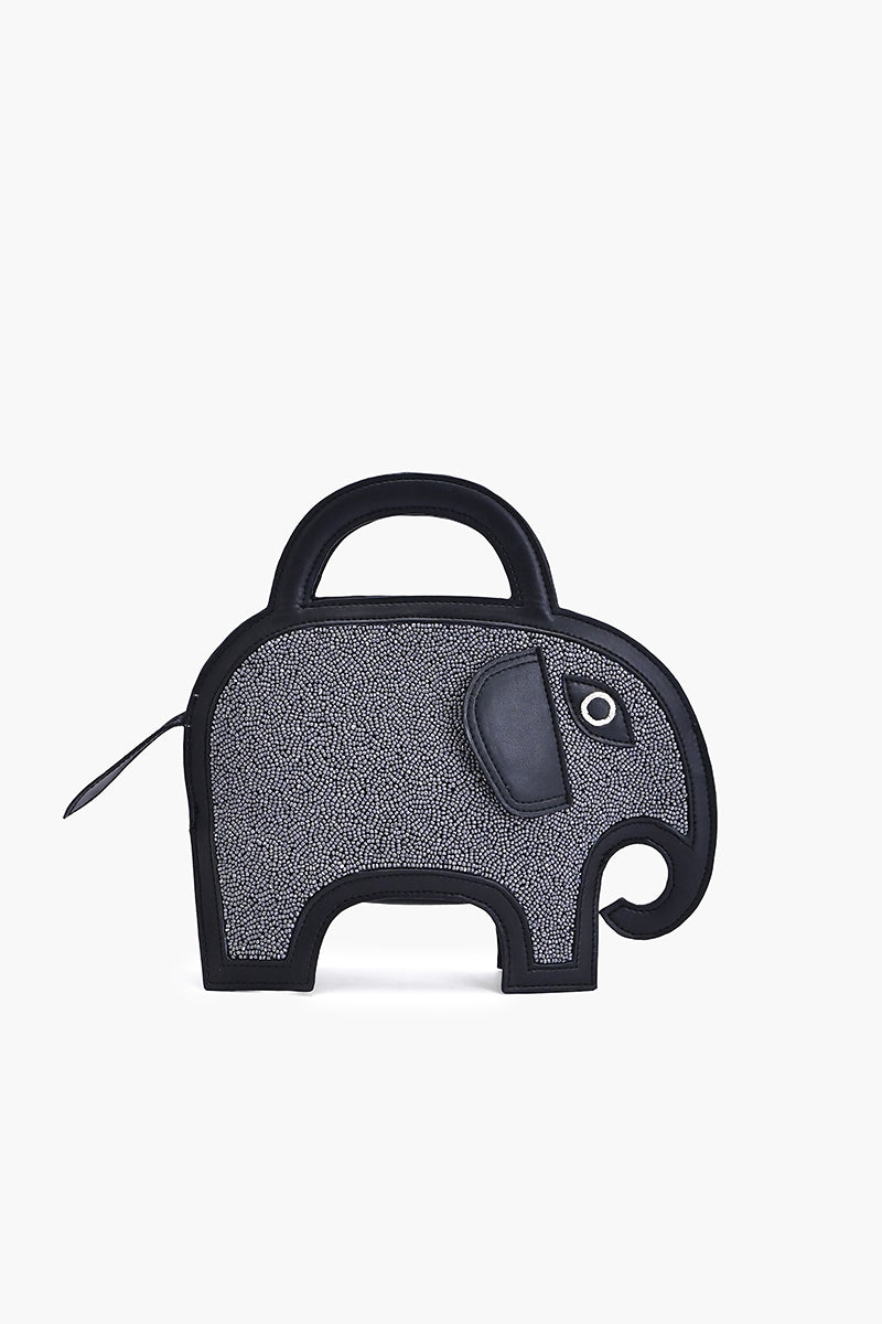 Gentle Giant Elephant Beaded Bag | View 6