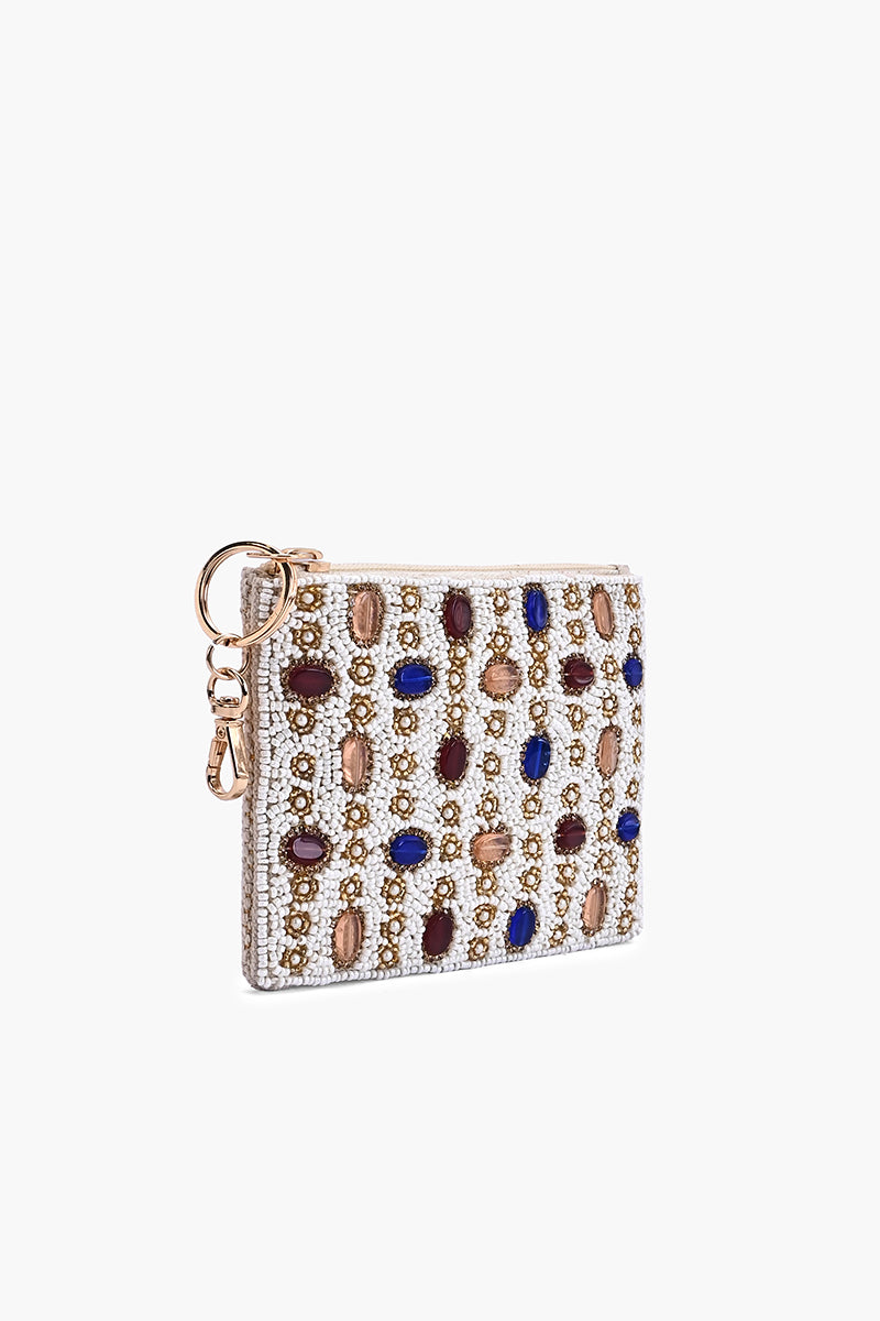 Ivory Jewel Coin Pouch | View 2