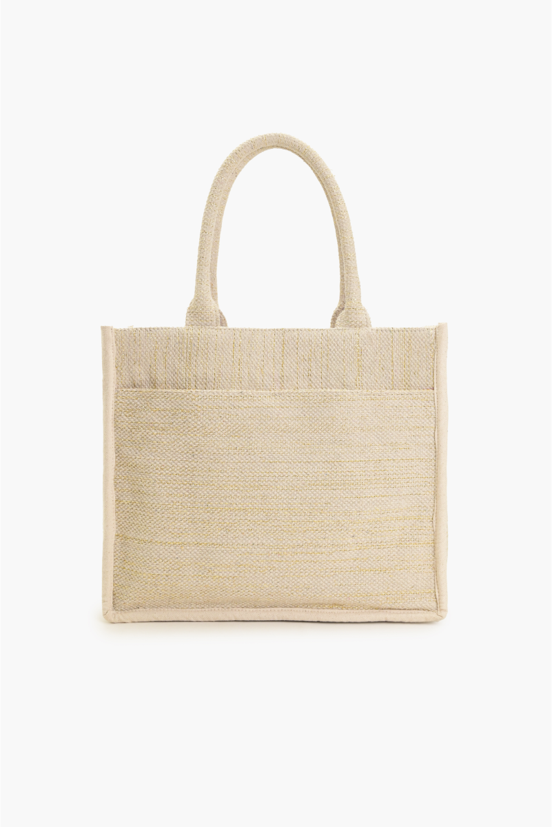 Winter White Personalized Tote