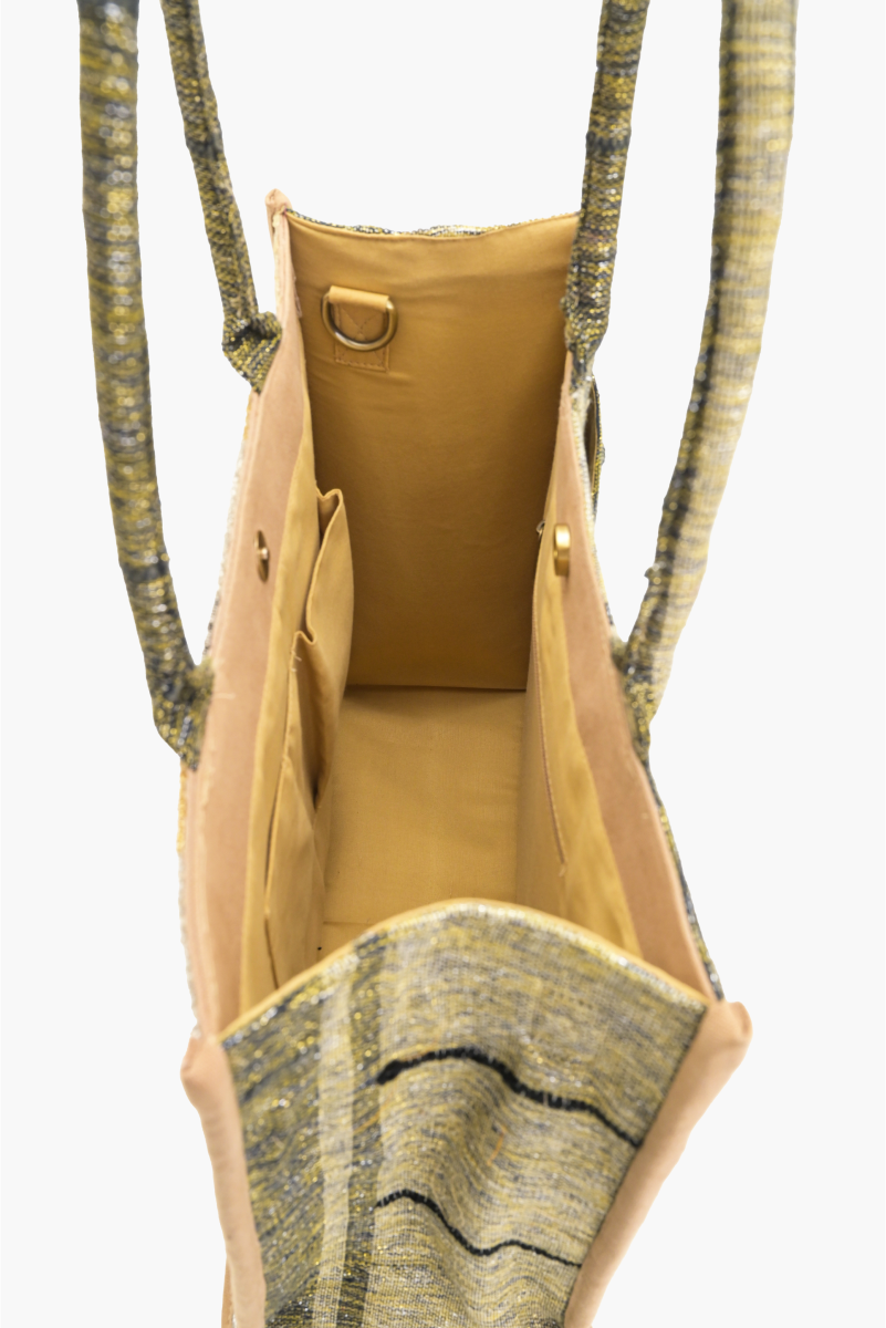 Golden Layers Personalized Tote