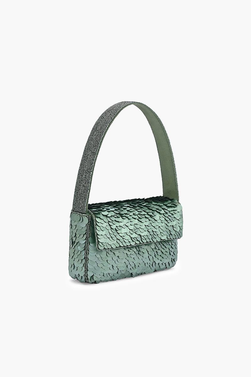 Mermaid Mist Green Shoulder Bag | View 4