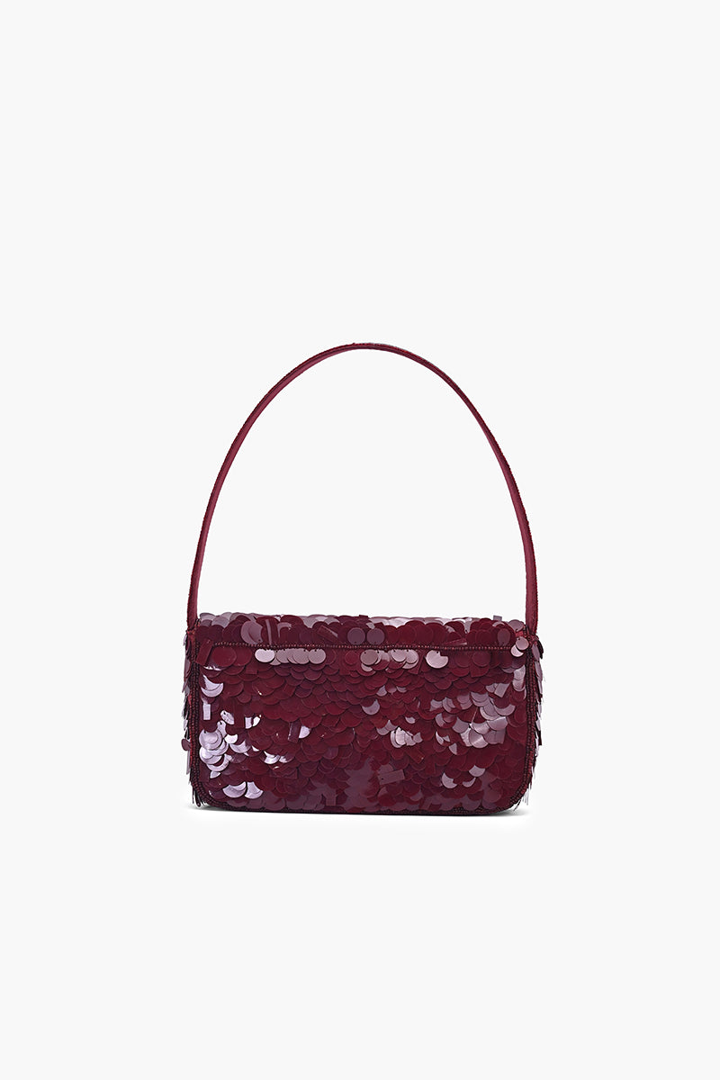 Mermaid Mist Crimson Shoulder Bag | View 5