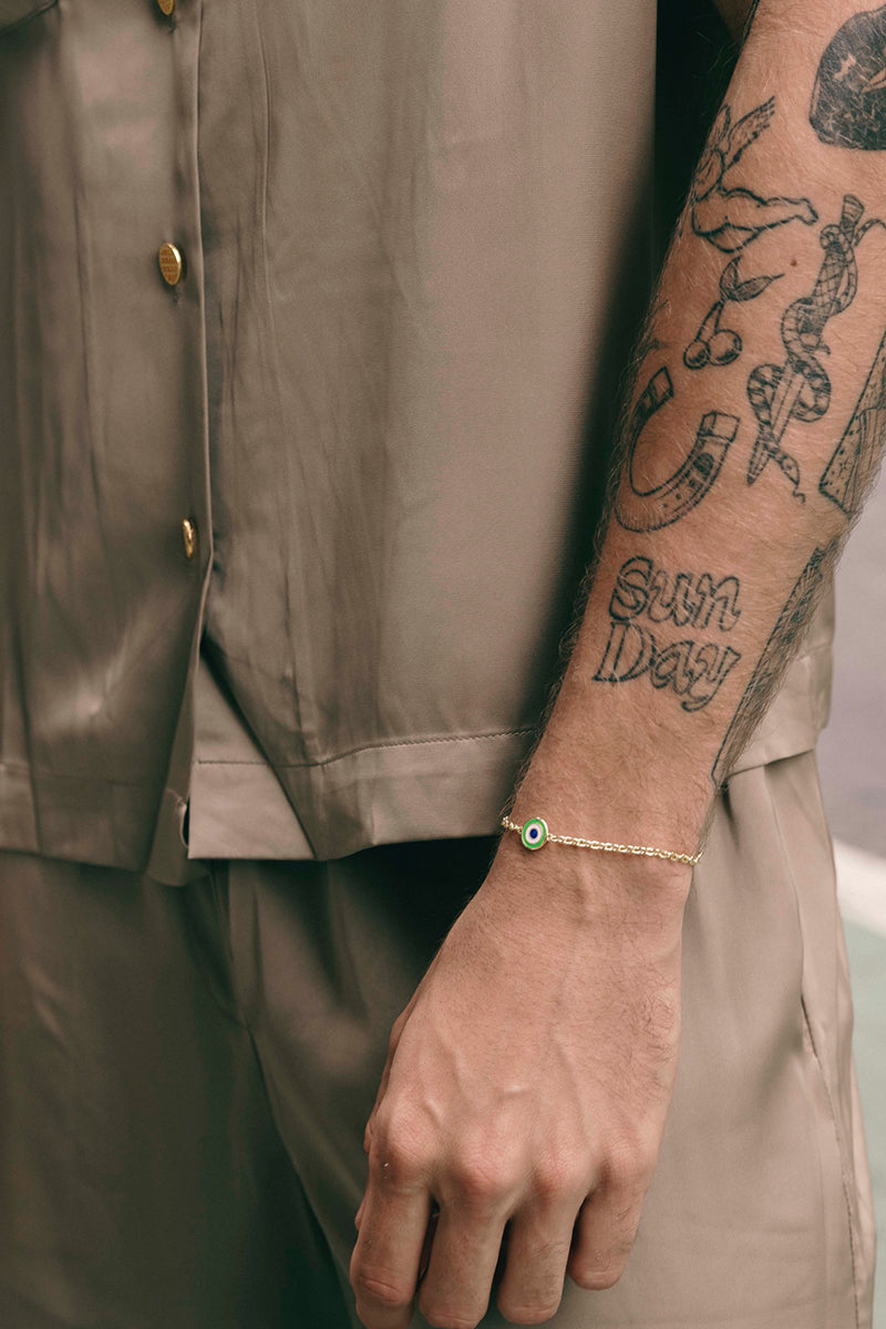 The Mykonos Bracelet in Green