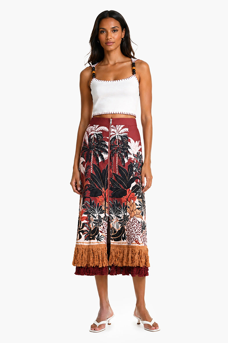 Beachcomber Beaded Crop Top | View 2