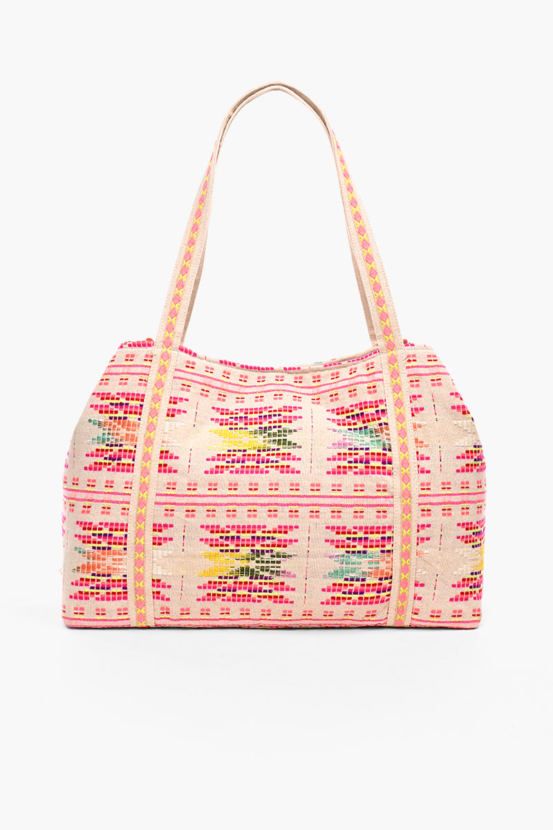 Rose Gold Tote-Hand Beaded Metallic Tote for Women — Tote Bags America & Beyond