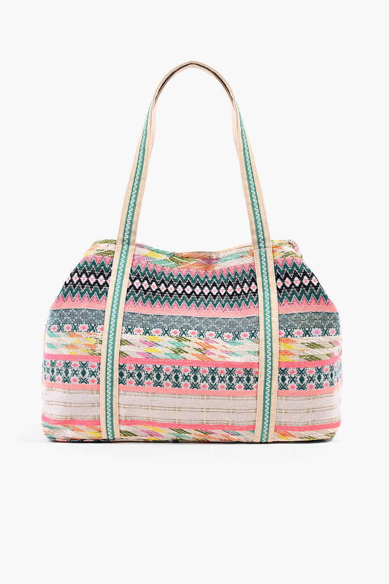 Daphne Embellished Multi-colored Hand Beaded Tote