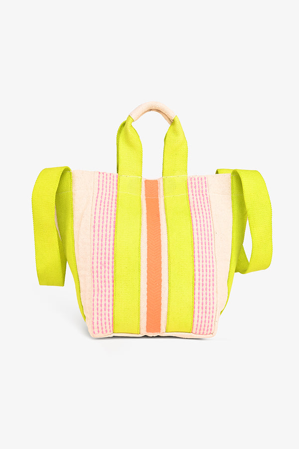 Electric Neons Embroidered Tote
