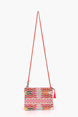 Vibrant Embellished Crossbody Pouch