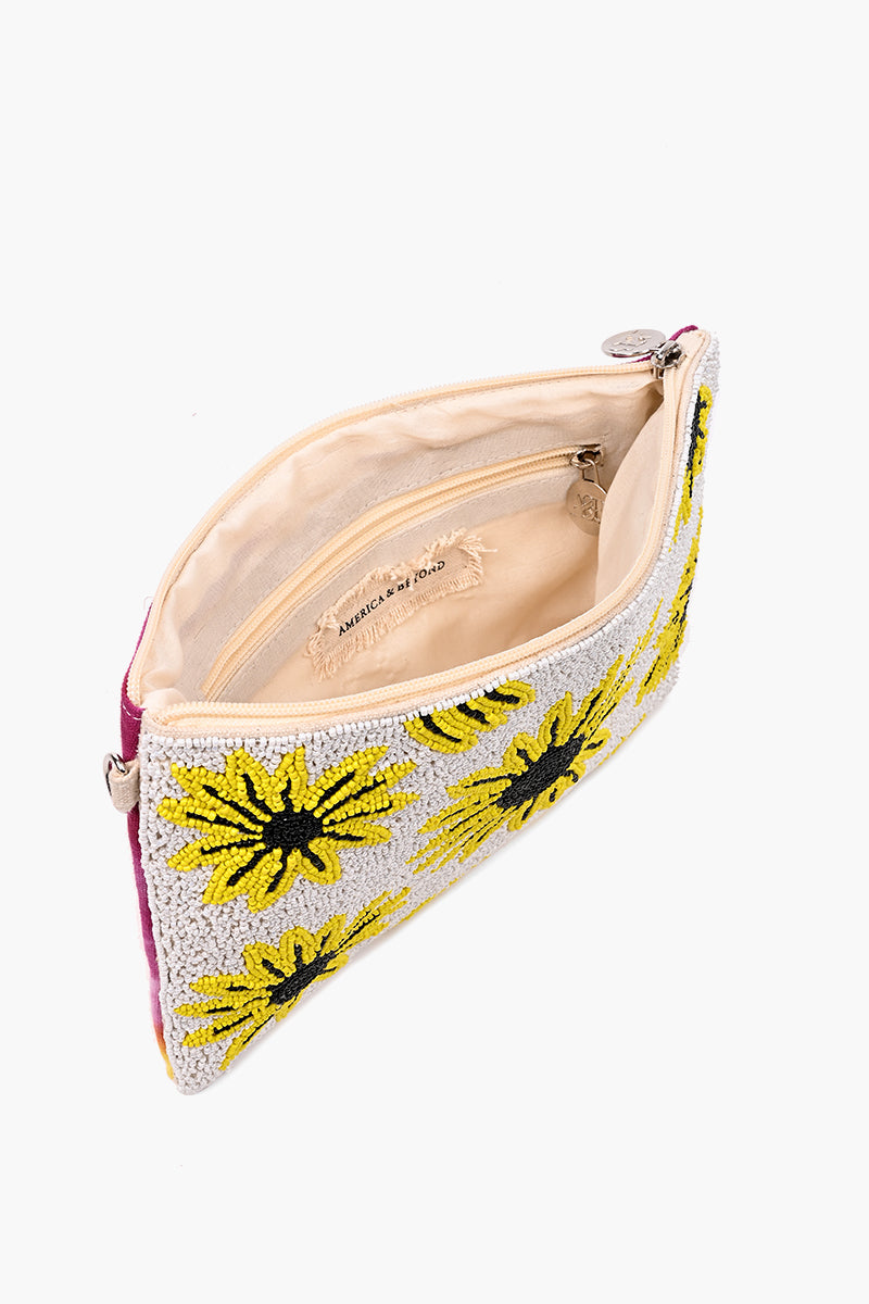 Sassy Sunflower Clutch