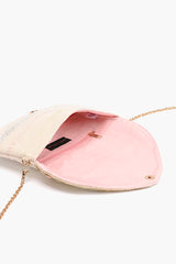 Rose Gold Envelope Clutch