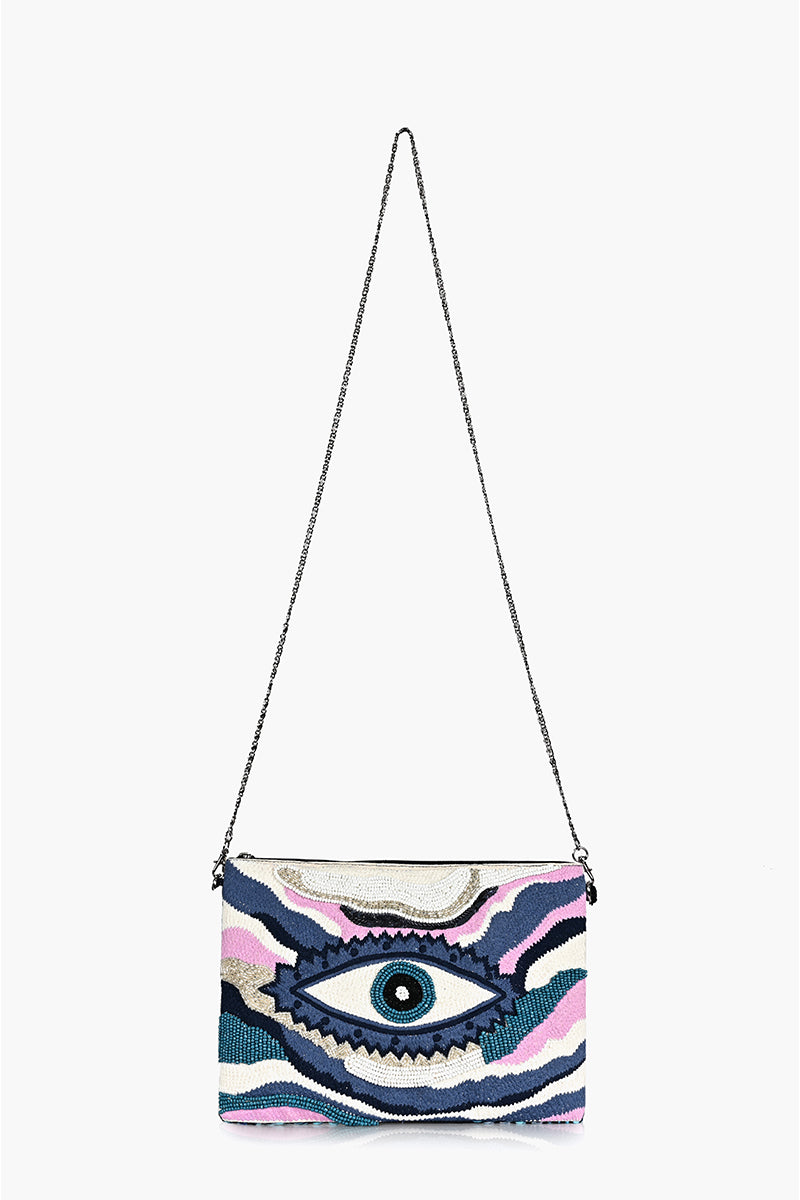 Smokey Eye Evil Eye Clutch