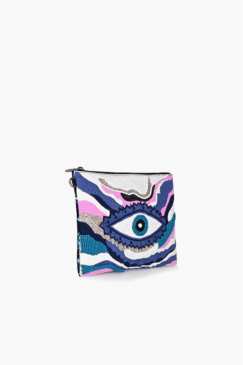Smokey Eye Evil Eye Clutch