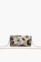 Vintage Charm Embellished Flap Clutch