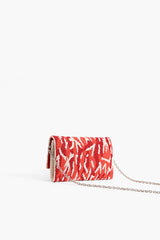 Coral Reef Beaded Flap Clutch