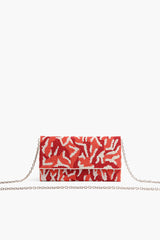 Coral Reef Beaded Flap Clutch