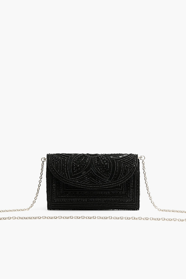 Starry Night Embellished Clutch