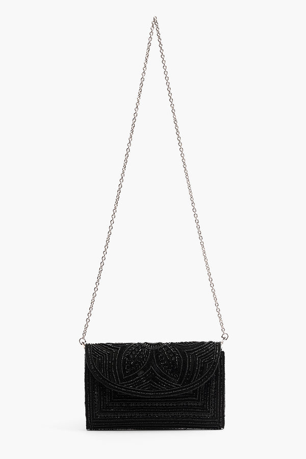 Starry Night Embellished Clutch