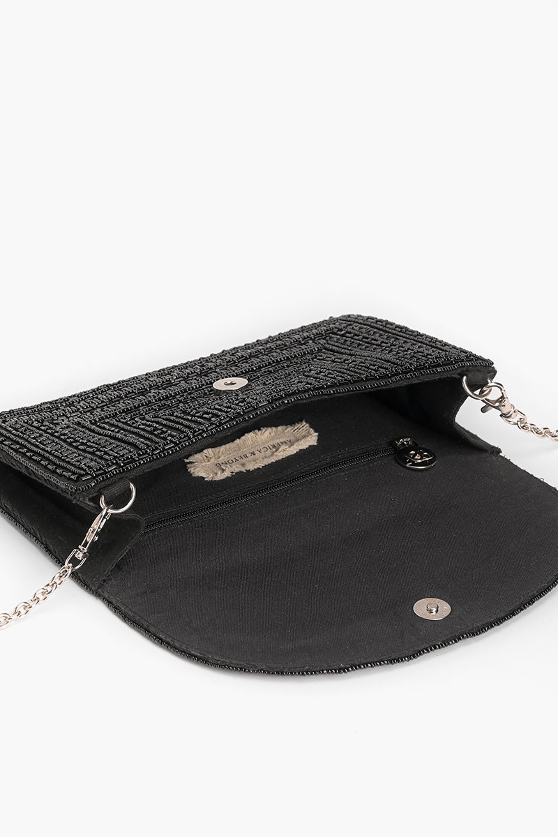 Starry Night Embellished Clutch