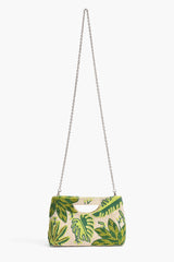 Embellished Novelty Convertible Clutch-Green Goddess