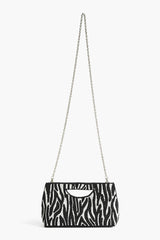 Embellished Novelty Convertible Clutch -Own Your Stripe