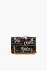 Black Honey Bee Crafted Clutch